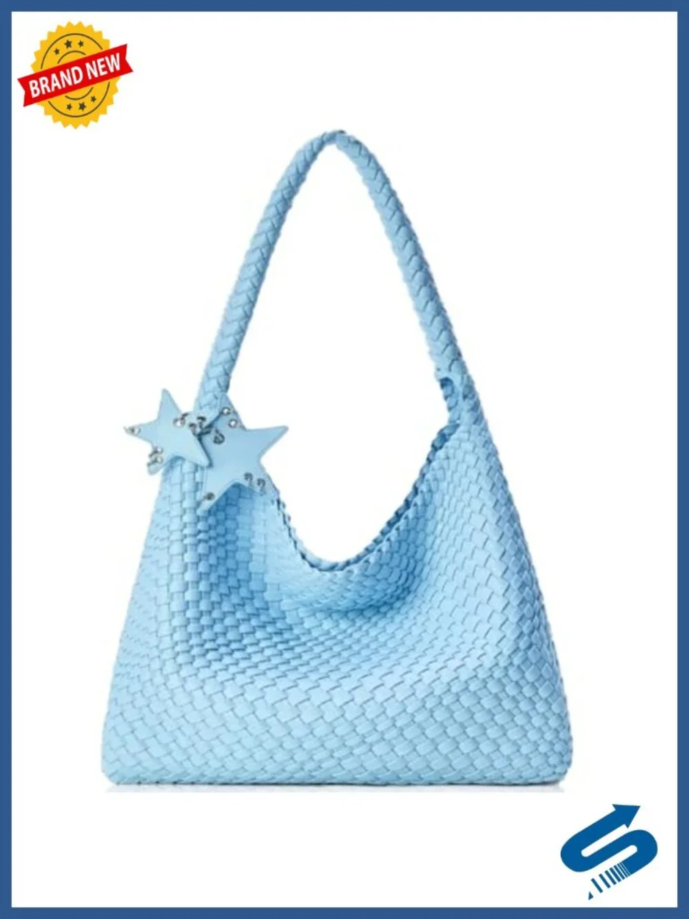 Woven Tote Bag for Women Handwoven Hobo Shoulder Bag
